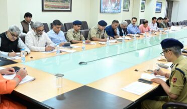 Lt Governor Sh Manoj Sinha chaired a high-level meeting to review security and logistics arrangements for Muharram