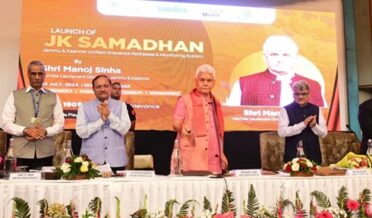 لیفٹیننٹ گورنر نے سری نگر میں ’’ جے کے سمادھان ‘‘۔یونیفائیڈ گریوینس ریڈرسل مانیٹرنگ سسٹم کا آغاز کیا