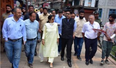 Mandeep Kaur inspects developmental works in Srinagar