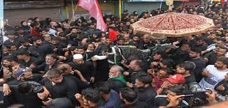 وادی کشمیر میں مختلف مقامات پر ذوالجناح کے جلوس برآمد