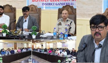 Election Expenditure Observer for Ganderbal reviews expenditure monitoring mechanism in district