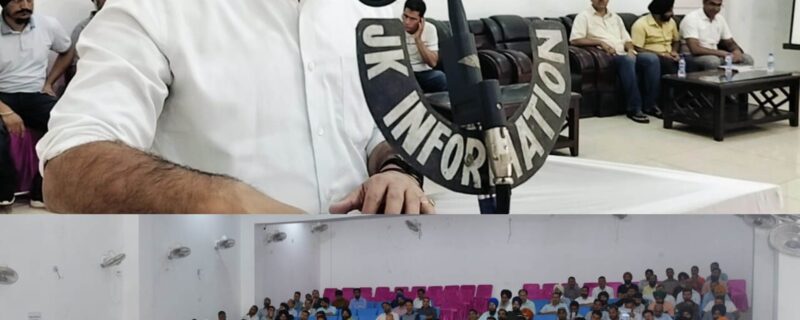 اسمبلی اِنتخابات ۔2024،اِنتخابی عملے کو پونچھ میں تربیت دی گئی