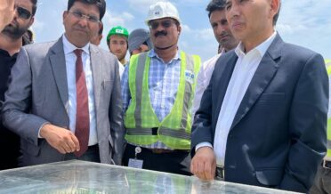 جسٹس تاشی ربستن نے رکھہِ گنڈ اَکشا بمنہ میں نئے ہائی کورٹ کمپلیکس کی جگہ کا دور ہ کیا