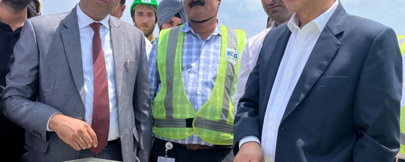 جسٹس تاشی ربستن نے رکھہِ گنڈ اَکشا بمنہ میں نئے ہائی کورٹ کمپلیکس کی جگہ کا دور ہ کیا