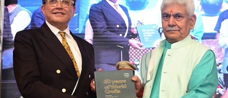 لیفٹیننٹ گورنر کا سری نگر کو’ ورلڈ کرافٹ سٹی ‘ کے طور پر تسلیم کرنے کے موقعہ پر سر ٹیفکیٹ ایوارڈ تقریب سے خطاب کیا