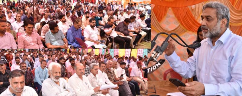 Shaleen Kabra conducts public outreach cum grievance redressal camp at Panchari-7