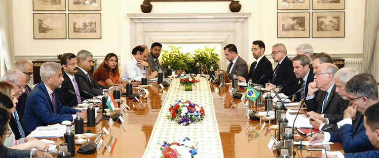 ہندوستان اور برازیل کے درمیان دو طرفہ تعلقات پر تبادلہ خیال