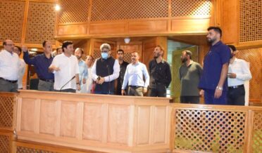 Atal Dulloo reviews progress of renovation of Assembly Complex Sgr