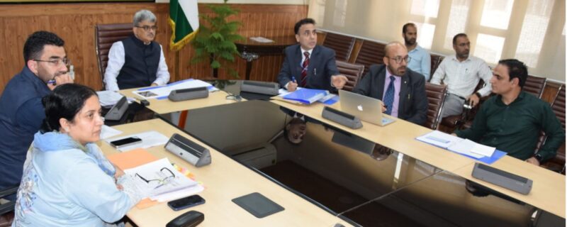 چیف سیکرٹری نے سکمز کی سٹینڈنگ کمیٹی میٹنگ کی صدارت کی