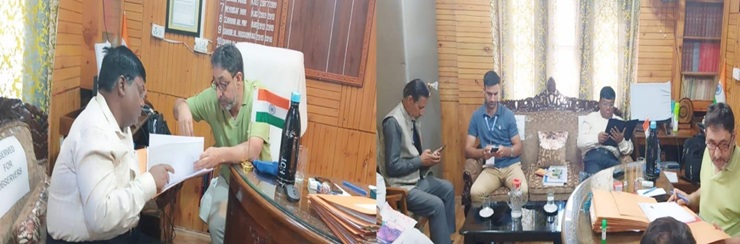 General Observer visits Karnah, reviews election preparations