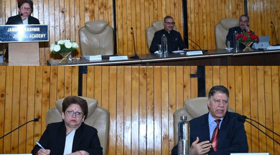 جموںوکشمیر جوڈیشل اکیڈیمی نے ثالثی اور مفاہمت ایکٹ اور کمرشل کورٹس ایکٹ پر دو روزہ ورکشاپ کا اِنعقادکیا