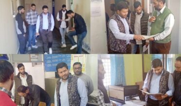 بانڈی پورہ میں سرکاری دفاتر کا اَچانک معائینہ