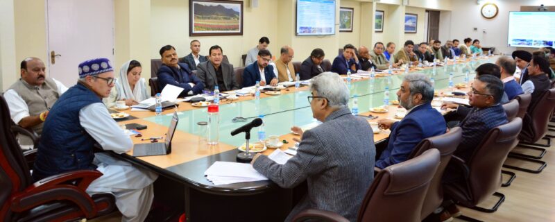 Chief Minister reviews development activities in various departments