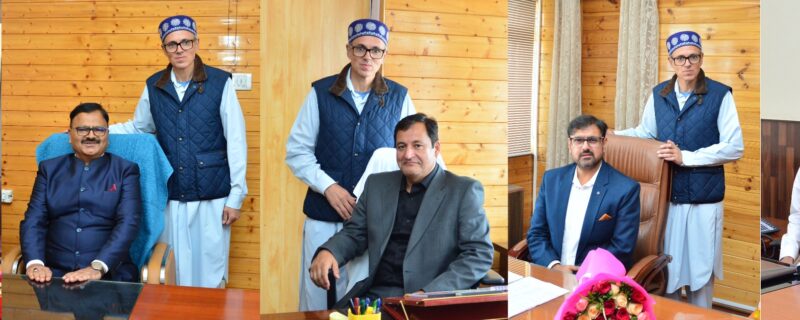 وزیر اعلیٰ نے کابینہ وزراء اور مشیر کو اُنہیں عہدہ سنبھالنے پر مُبارک باد دی