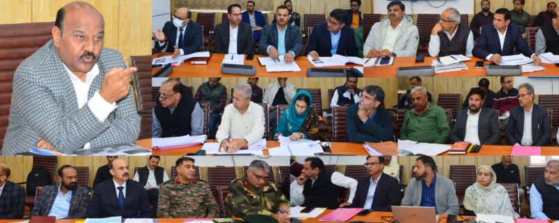 سڑکوں کے اہم پروجیکٹوں کو مقررہ وقت میں مکمل کیا جائے ۔ نائب وزیر اعلیٰ