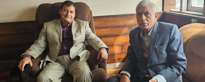 رُکن قانون ساز اسمبلی بانڈی پورہ کی وزیر جاوید احمد ڈار سے ملاقات