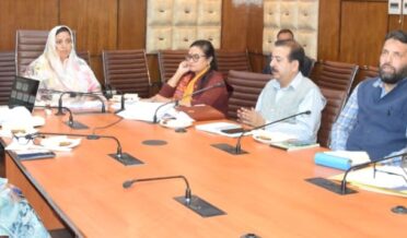 Sakeena Masood chairs maiden review meeting of HED