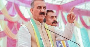 ’وزیر اعظم نے آفت کے دوران ہماچل کو ایک پیسہ بھی نہیں دیا‘وزیر اعلیٰ سوکھو کا بی جے پی پر حملہ