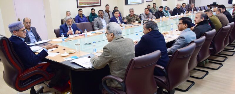 وزیر اعلیٰ عمر عبداللہ نے سرمائی تیاریوںکے منصوبوں پر مؤثر عمل آوری پر زوردیا