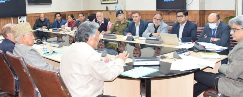 چیف سیکرٹری نے جی سی سی کی طرف سے اُٹھائے گئے مسائل کو سنا