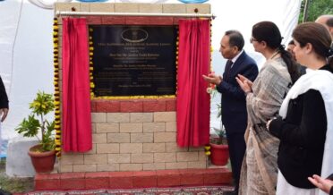 چیف جسٹس نے جموںوکشمیر جوڈیشل اکیڈیمی جموں میں منی آڈیٹوریم کی تعمیر کا سنگ بنیاد رکھا