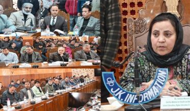 سکینہ اِیتو نے شوپیاں کا دورہ کیا اور ضلع کی مجموعی ترقیاتی منظرنامے کا جائزہ لیا