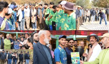 vستیش شرما نے صفا پورہ میں ٹیلنٹ ہنٹ انڈر 19 کرکٹ ٹورنامنٹ کے فائنل میچ کا مشاہدہ کیا