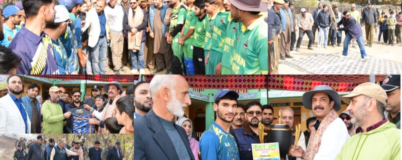 vستیش شرما نے صفا پورہ میں ٹیلنٹ ہنٹ انڈر 19 کرکٹ ٹورنامنٹ کے فائنل میچ کا مشاہدہ کیا