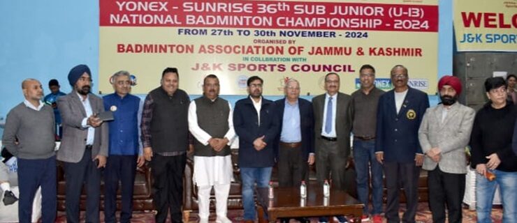 وزیر اَمور نوجوان و کھیل کود نے ’’ یونیکس ۔سن رائز 36ویں سب جونیئر نیشنل بیڈ منٹن چمپئن شپ ‘‘ کا اِفتتاح کیا