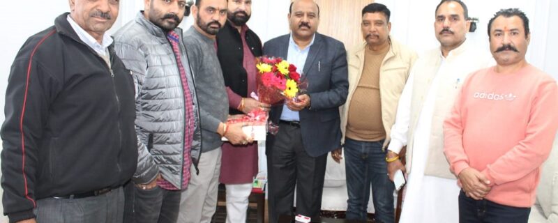 یوا راجپوت سبھا نے نائب وزیراعلیٰ سے ملاقات کی