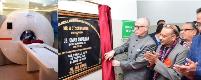 CM Omar Abdullah inaugurates MRI, CT Scan Center at SVMM Charitable Hospital Ambphalla, Jammu-17