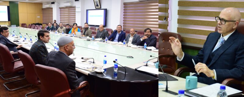 وزیر اعلیٰ عمر عبداللہ نے محکمہ شہری ہوا بازی کے کام کاج کا جائزہ لیا