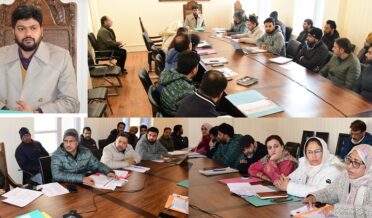 ضلع ترقیاتی کمشنر گاندربل نے محکمہ صحت کے کام کاج کا جائزہ لیا