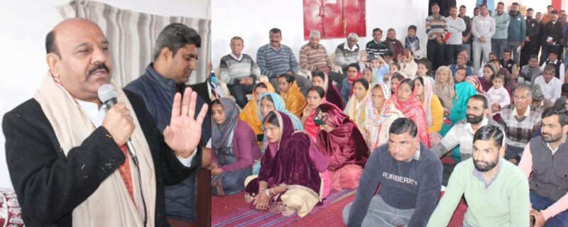 نائب وزیرا علیٰ نے دھنکا اور لنگر نوشہرہ میں عوامی دربار کا اِنعقاد کیا