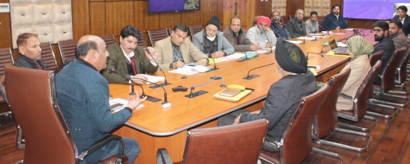 Dy CM chairs Review Meeting of Mining Department