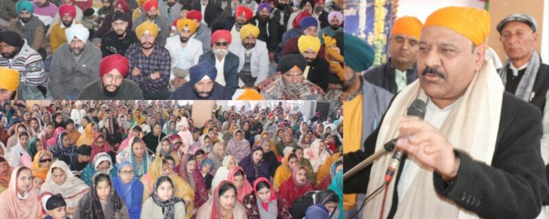 نائب وزیر اعلیٰ نے سنت بابا سندر سنگھ جی کی 81ویں سالانہ برسی کی تقریب میں شرکت کی