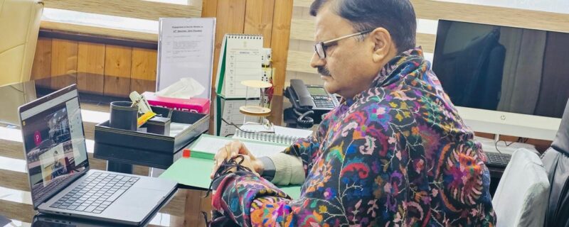 جاوید احمد رانا نے کلسٹر ٹرائبل ماڈل ولیجوں کی پیش رفت کا جائزہ لیا