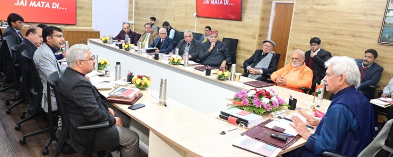Lieutenant Governor Sh Manoj Sinha chairs 73rd Meeting of Shri Mata Vaishno Devi Shrine Board (1)