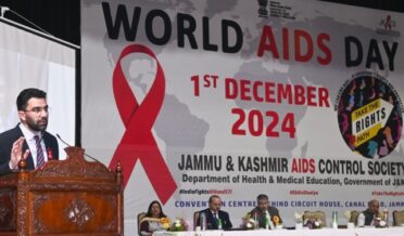 سیکرٹری صحت و طبی تعلیم کا جمو ں میں ایڈز کے عالمی دِن کی تقریبات سے خطاب