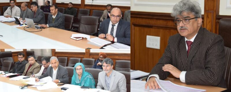 چیف سیکرٹری نے روڈ سیکٹر کی جاری سکیموں کی پیش رفت کا جائزہ لیا