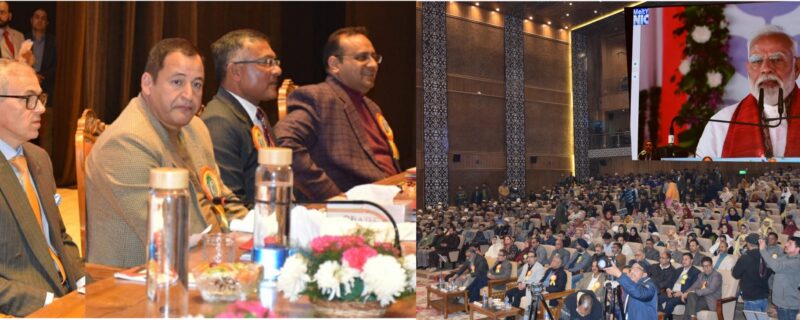 وزیر اعلیٰ سکاسٹ کے میں پی ایم کسان اسکیم پر وزیر اعظم کے براہ راست خطاب میں شریک ہوئے ایگری ٹیک نمائش کا افتتاح کیا