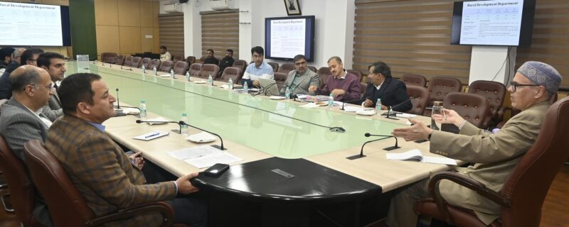 وزیر اعلیٰ نے 7؍ مارچ کو بجٹ پیش کرنے سے قبل اہم محکموں کے ساتھ پری بجٹ میٹنگوں کا اِنعقاد کیا