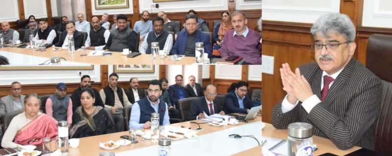 چیف سیکرٹری نے باضابطہ لانچ سے پہلے ’ صحت ایپ ‘ کی اچھی طرح جانچ پڑتال کی