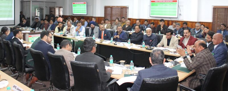 نائب وزیرا علیٰ کی جموں کے بنیادی ڈھانچے کی ترقی کے مقصد سے سکیموں کی عمل آوری میں تیزی لانے پر زور