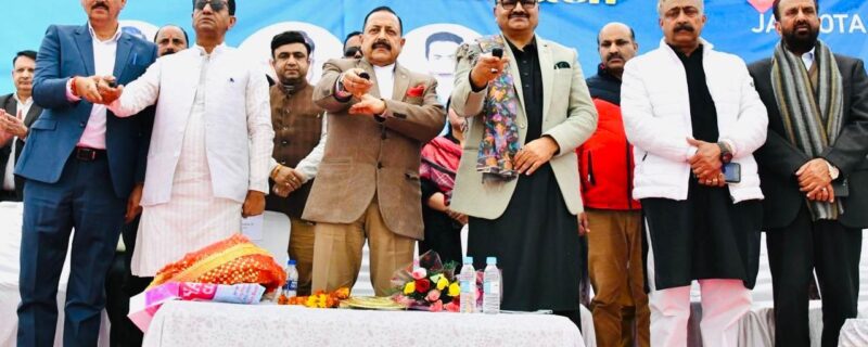 Dr Jatinder Singh, Javed Rana inaugurate 7 WWSs in Kathua