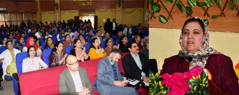 وزیر صحت کا آئی جی جی ڈِی سی جموں میں سالانہ دِن کی تقریبات سے خطاب