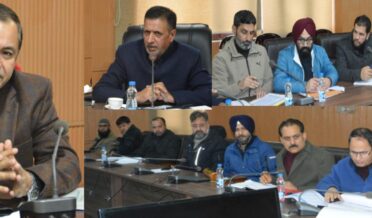 جاوید احمد ڈار نے محکمہ باغبانی کے کام کاج کا جائزہ لیا