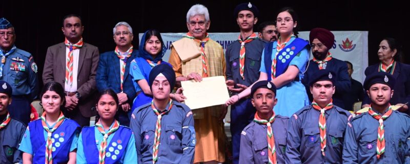 ایل جی نے قومی یکجہتی، خدمت اور بہتری کیلئے سکاؤٹس کی ستائش کی