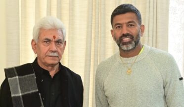 بین الاقوامی ٹینس کھلاڑی مسٹر روہن بوپنا کی لفٹینٹ گورنرسے ملاقات