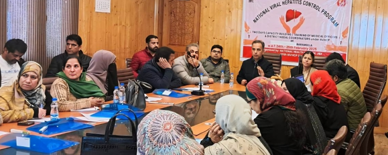 مشن ڈائریکٹر این ایچ ایم نے نیشنل وائرل ہیپاٹائٹس کنٹرول پروگرام کے دور روزہ تربیتی پروگرام کا اِفتتاح کیا